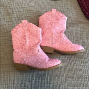 Pink Kids Cowboy Boots